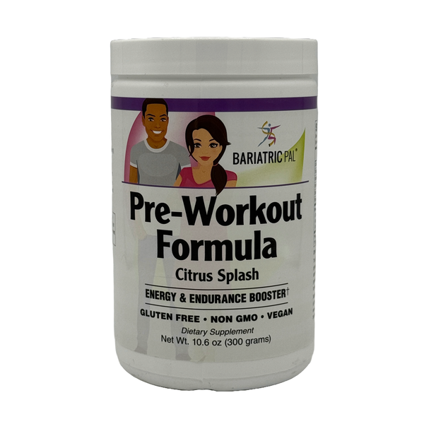 Fast-acting Pre-Workout Formula by BariatricPal (Citrus Splash)- Energy & Endurance Booster